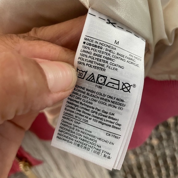 💗 GAP pink bomber jacket sz M 💗 - Picture 7 of 8